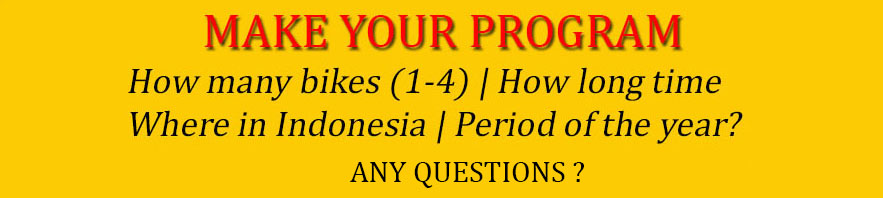 Make your motorbike trip in indonesia