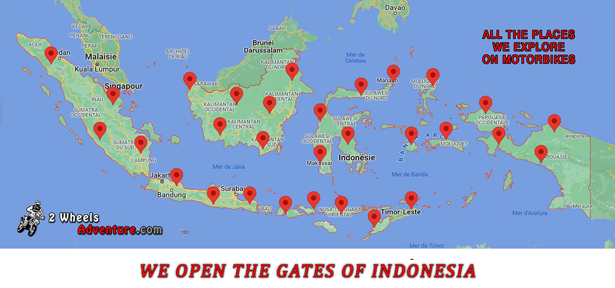 Map of Indonesia