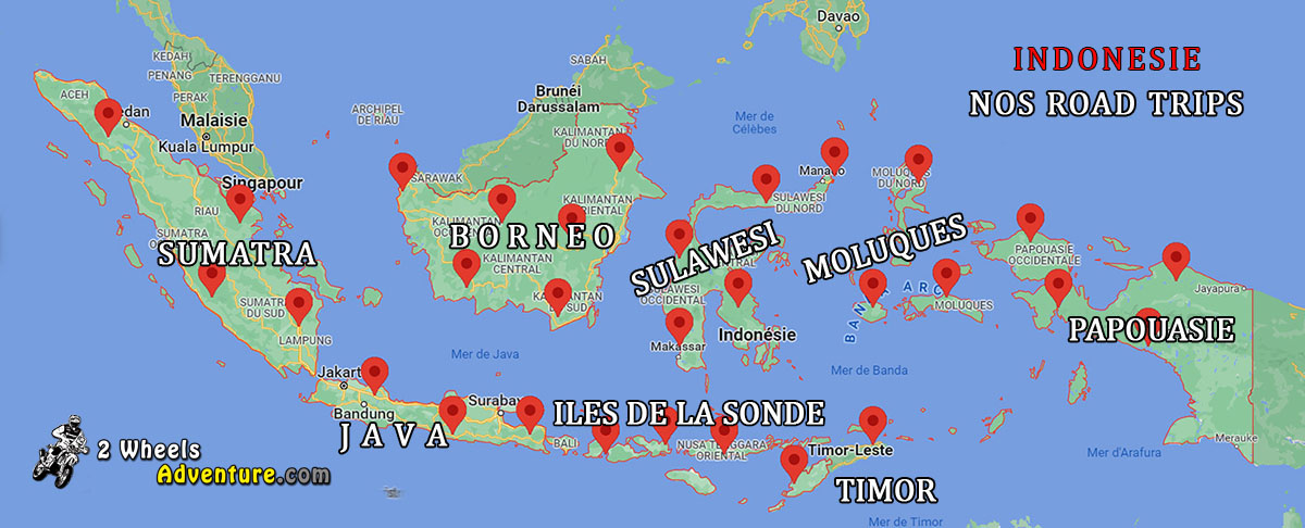 Decouvrir l'Indonesie en motos