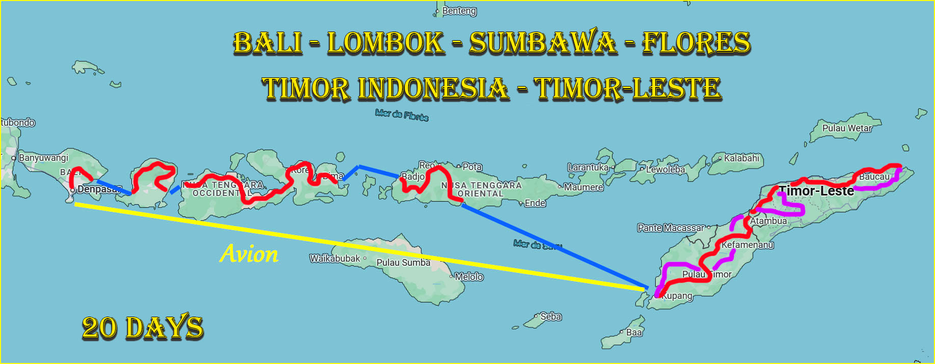 Road trip Bali - Timor-Leste