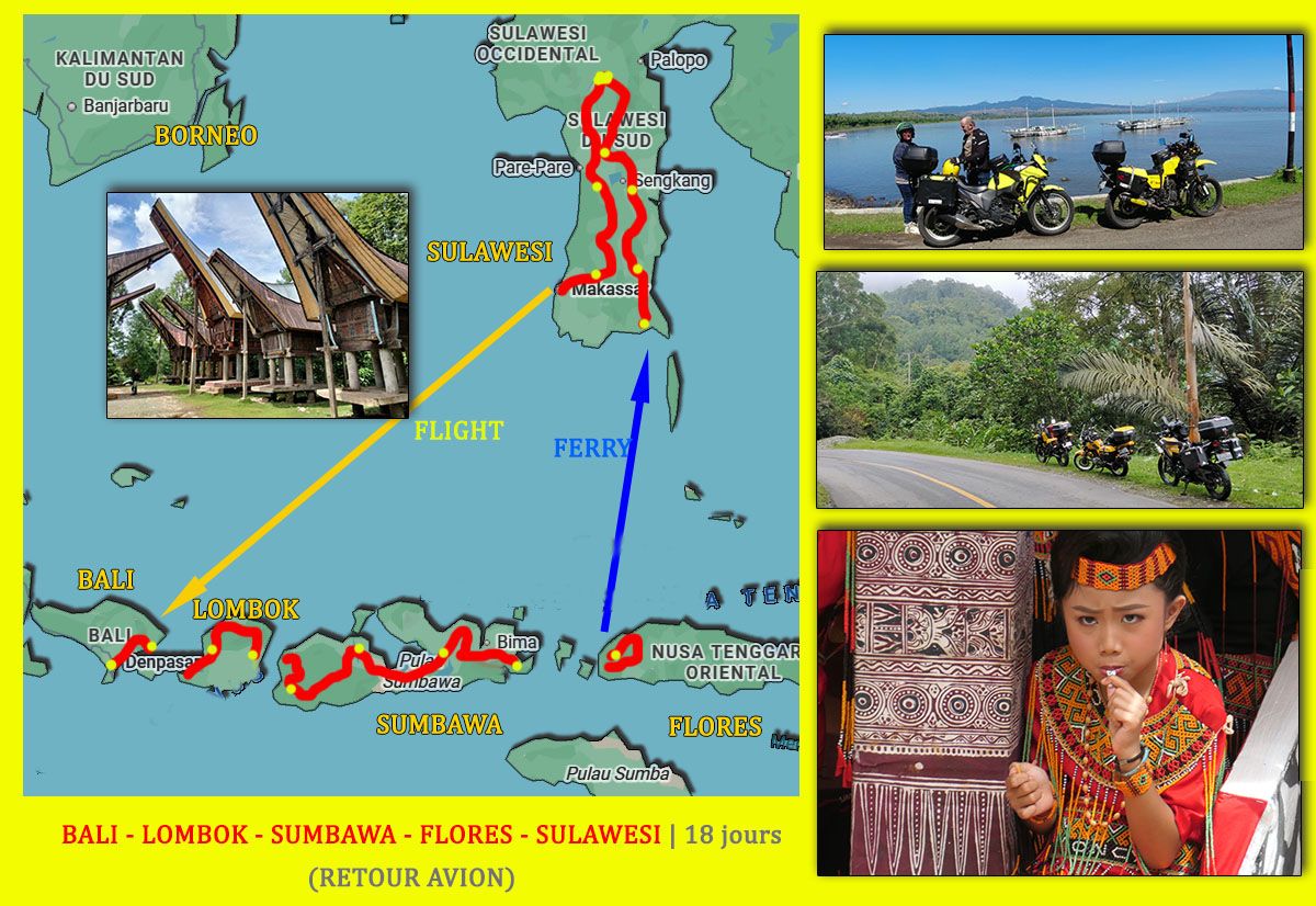 voyage moto sulawesi