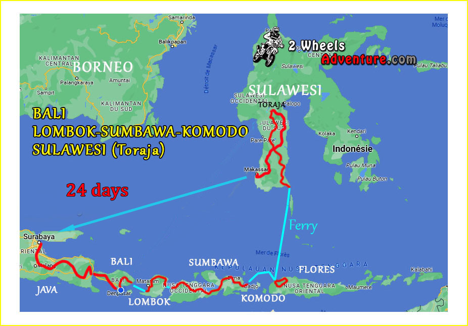 Road Trip Moto à Sulawesi